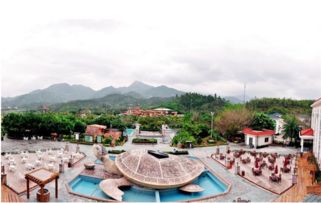 惠州海濱溫泉度假區,住山頂木屋溫泉別墅 自助早餐 無限次溫泉 水上樂園自由行套票